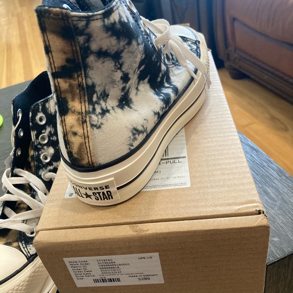 Custom Washed Platform Chuck Taylor All Star - Picture 7 of 9